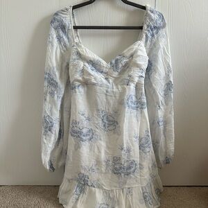 Saints and Secrets Long Sleeve Floral Dress